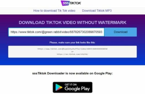 Cara Download Video TikTok Tanpa Watermark Di Situs SSSTikTok
