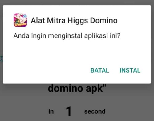 Cara Instal Alat Mitra Higgs Domino Apk
