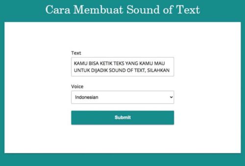 Cara Membuat Sound of Text WA Panggilan Sayang Suara Cowok