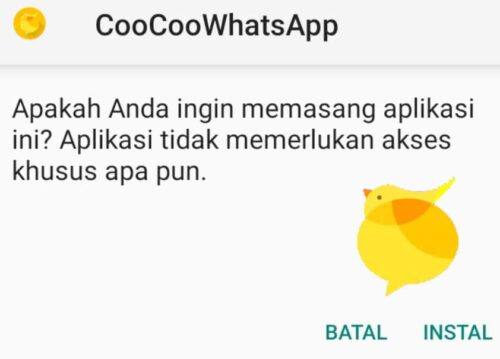 Tips Install CooCoo Whatsapp Terbaru