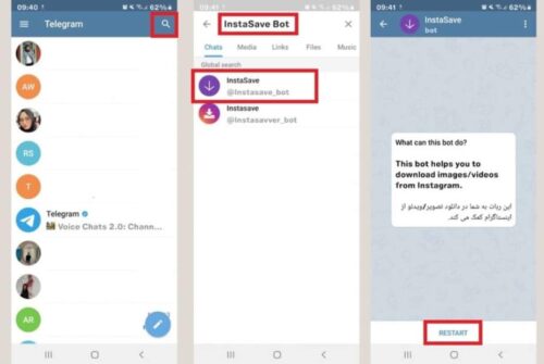 Cara Download Video IG dengan BOT Telegram