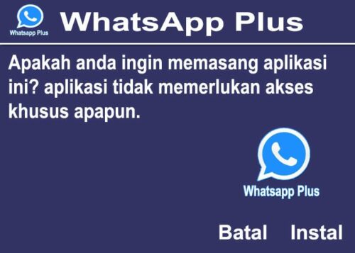 Cara Instal Aplikasi WhatsApp Plus Terbaru
