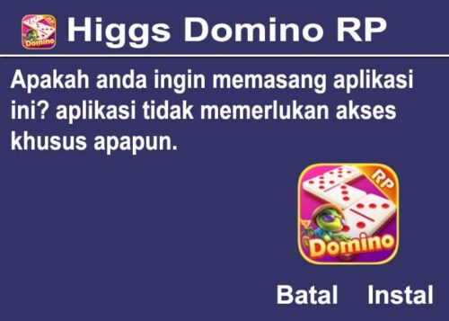 Cara Instal Higgs Domino RP Terbaru Mudah