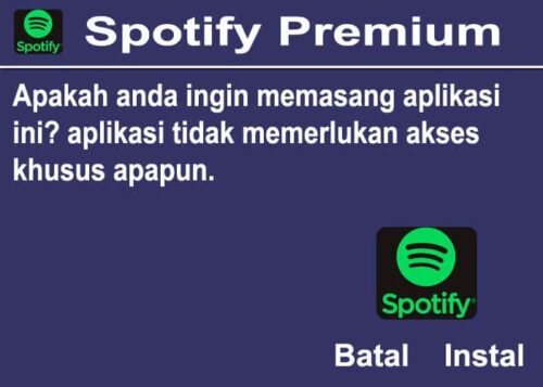 Cara Instal Spotify Mod Apk Premium