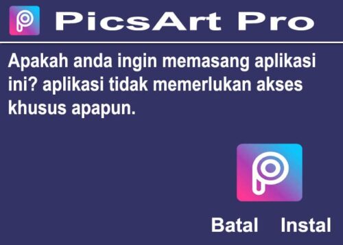 Tips Instal PicsArt Pro Apk Dengan Mudah